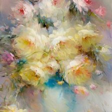 Схема вышивки «цветы»