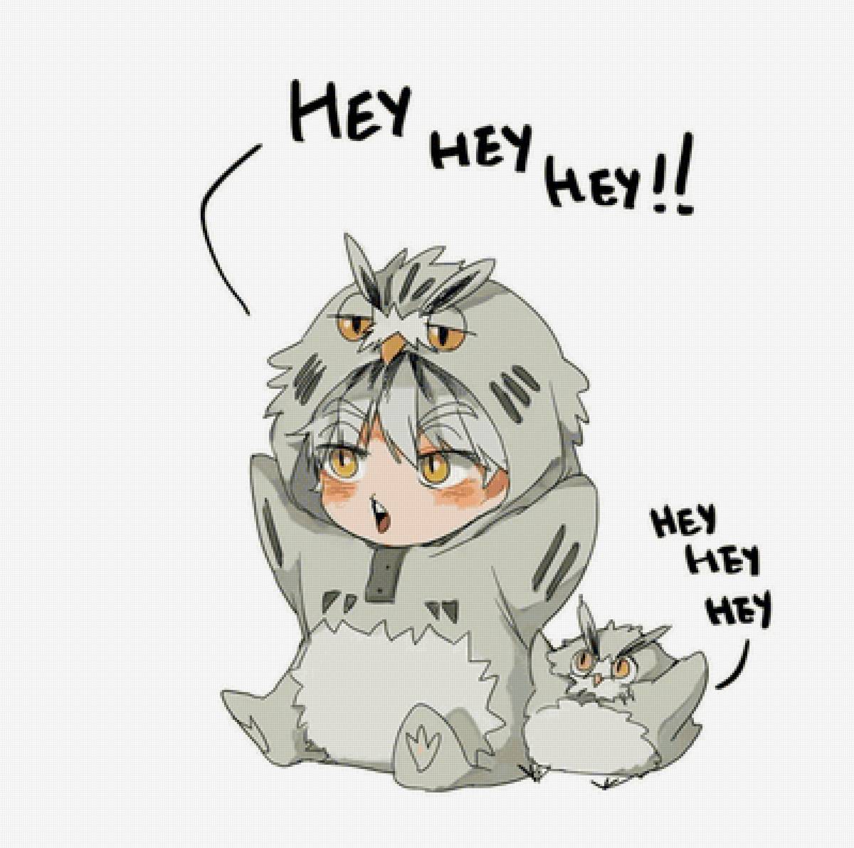 чиби бокуто - бокуто, волейбол - предпросмотр