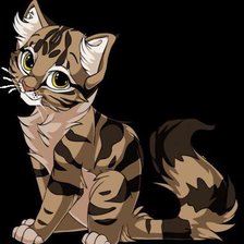 Схема вышивки «Кошечка»