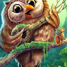 Схема вышивки «Совушка»