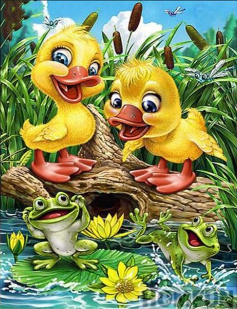 Утята и лягушата - оригинал