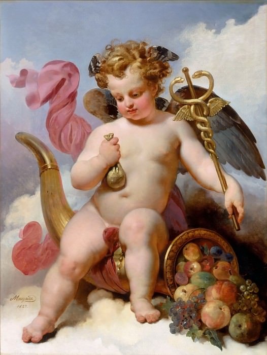 ЖАН-БАТИСТ МОЗЕС. АЛЛЕГОРИЯ КОМЕРЦИИ - религия, картины - оригинал