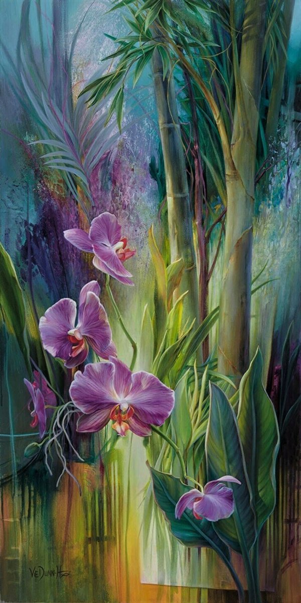 orquídea e - flores - оригинал