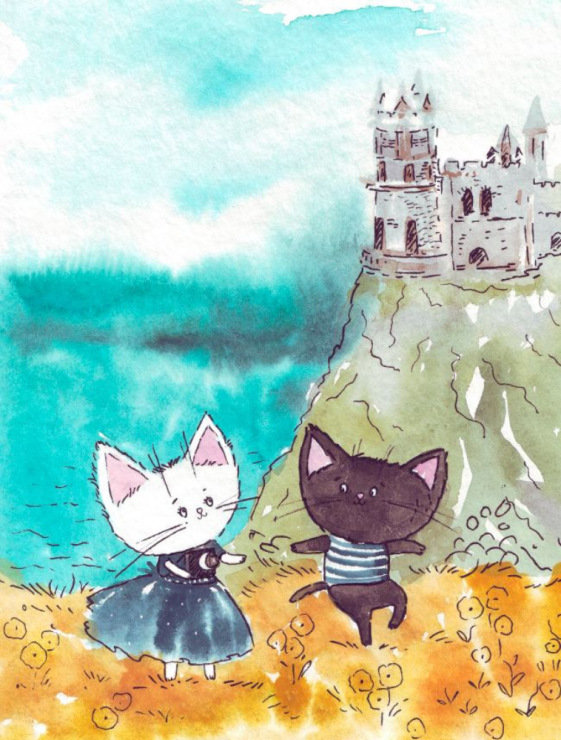 gatitos y castillo - оригинал