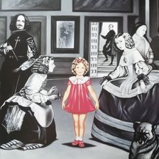 Схема вышивки «meninas con shirley»