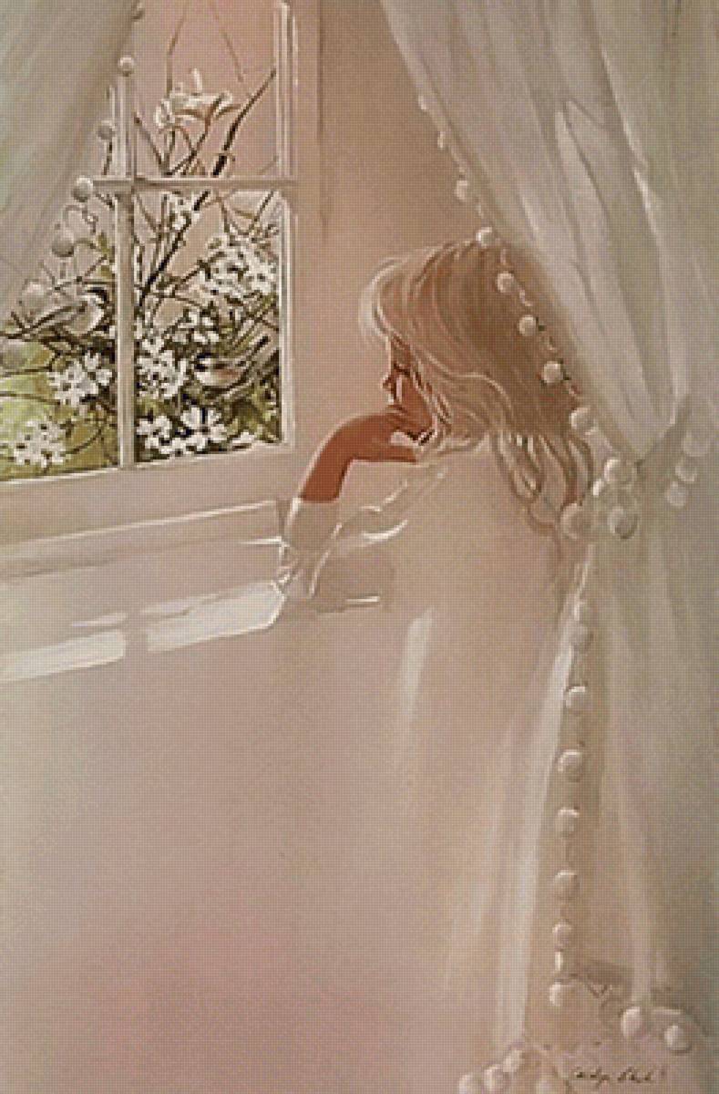 niña en la ventana - предпросмотр