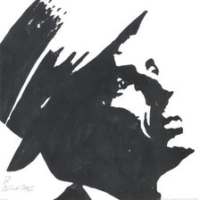 Схема вышивки «frank sinatra monocolor»