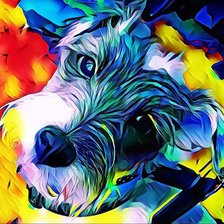 Схема вышивки «Щенок»