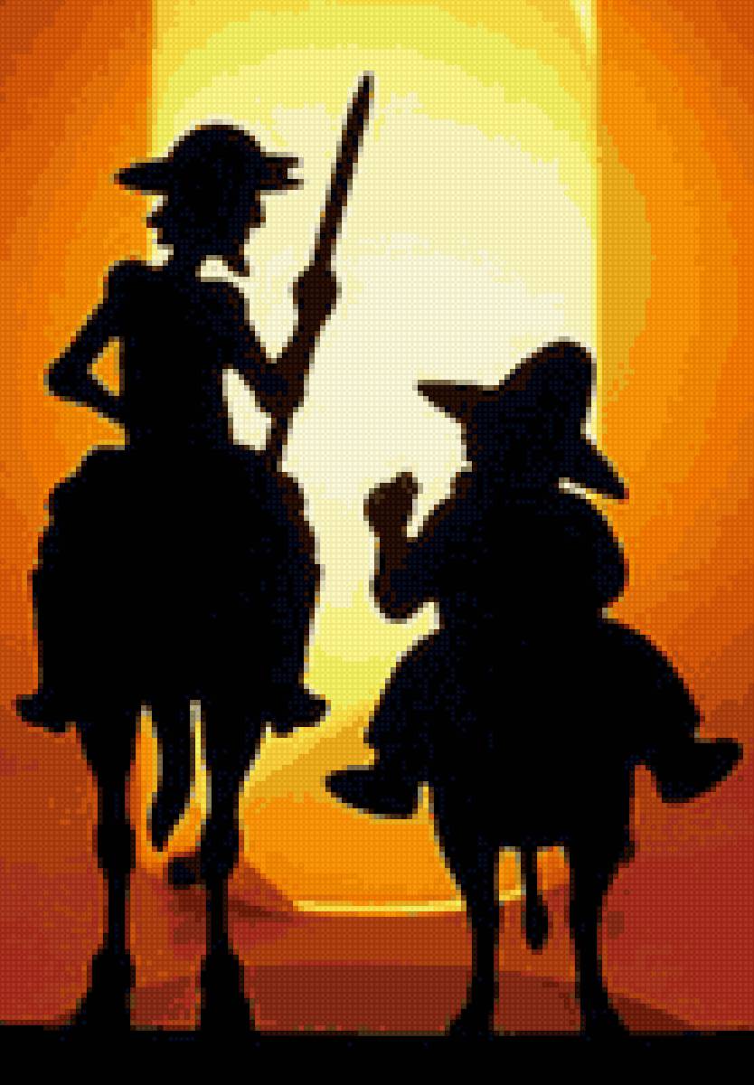 дон кихот и санчо - предпросмотр