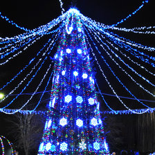 Схема вышивки «НОВЫ ГОД, ЗИМА, ГОРОД»