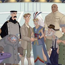 Схема вышивки «МУЛЬТФИЛЬМ, АНТЛАНТИДА»