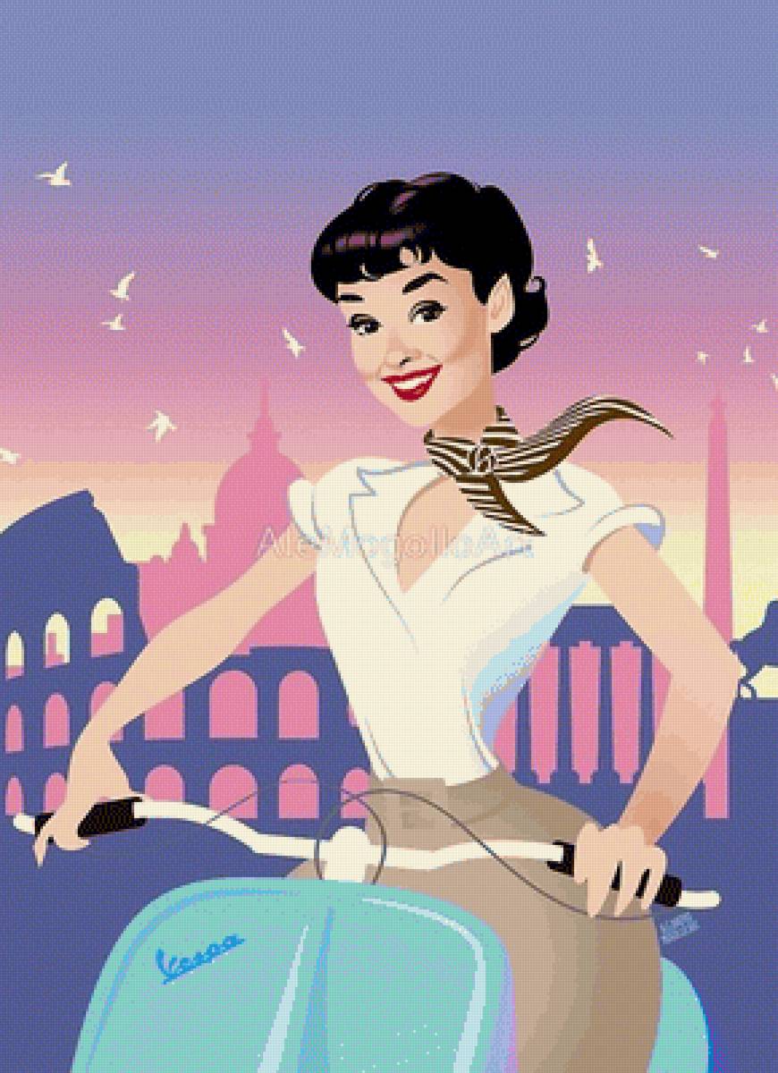 Audrey amb vespa - предпросмотр