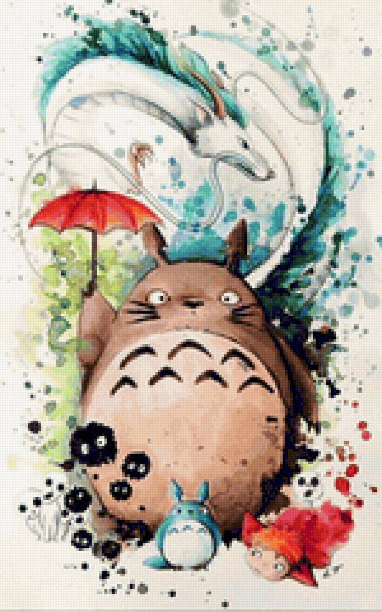 Тоторо - тоторо, понья, миядзаки - предпросмотр