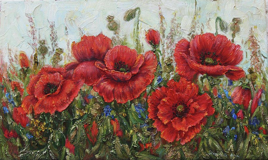 Маки - картина - оригинал