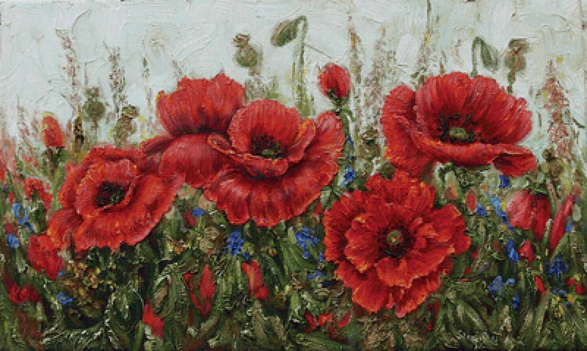 Маки - картина - предпросмотр