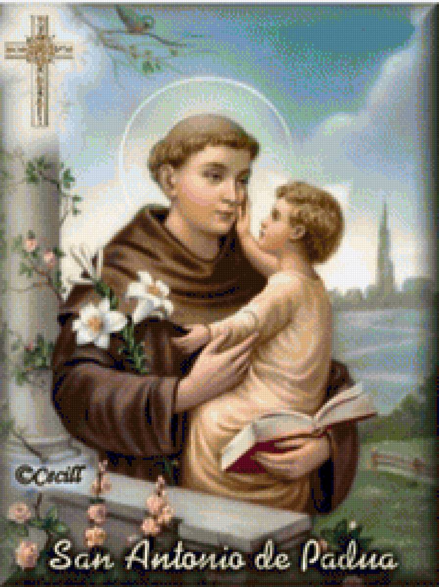 San Antonio de padua - mariposas - предпросмотр