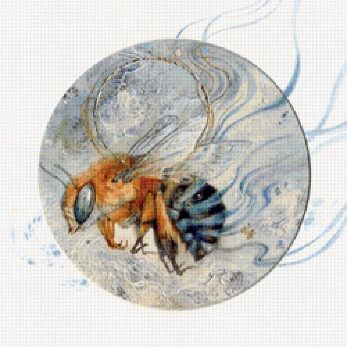 Пчела - насекомые, пчела, стефани лоу - предпросмотр