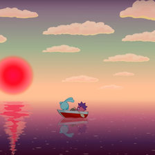 Схема вышивки «Закатище»