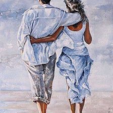 Схема вышивки «Pareja»