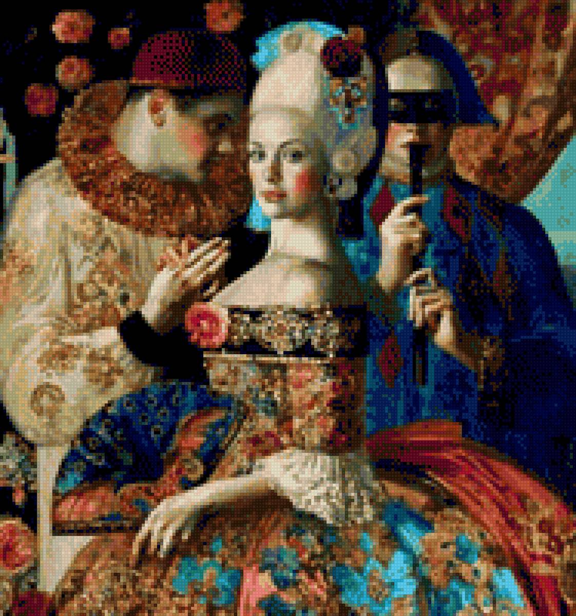 арлекино - маскарад - предпросмотр