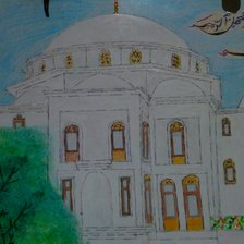Оригинал схемы вышивки «Турецкая мечеть» (№2365919)