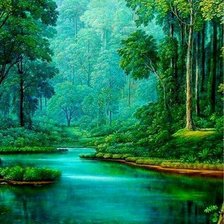 Схема вышивки «Природа»