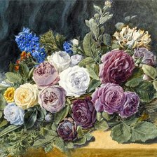 Схема вышивки «Цветы»