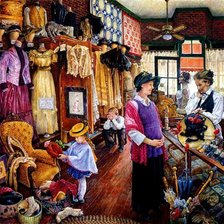 Схема вышивки «у модистки»