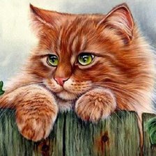 Схема вышивки «Рыжик»