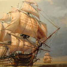 Схема вышивки «парусник 2»