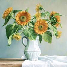 Схема вышивки «Boque de  girassóis.»