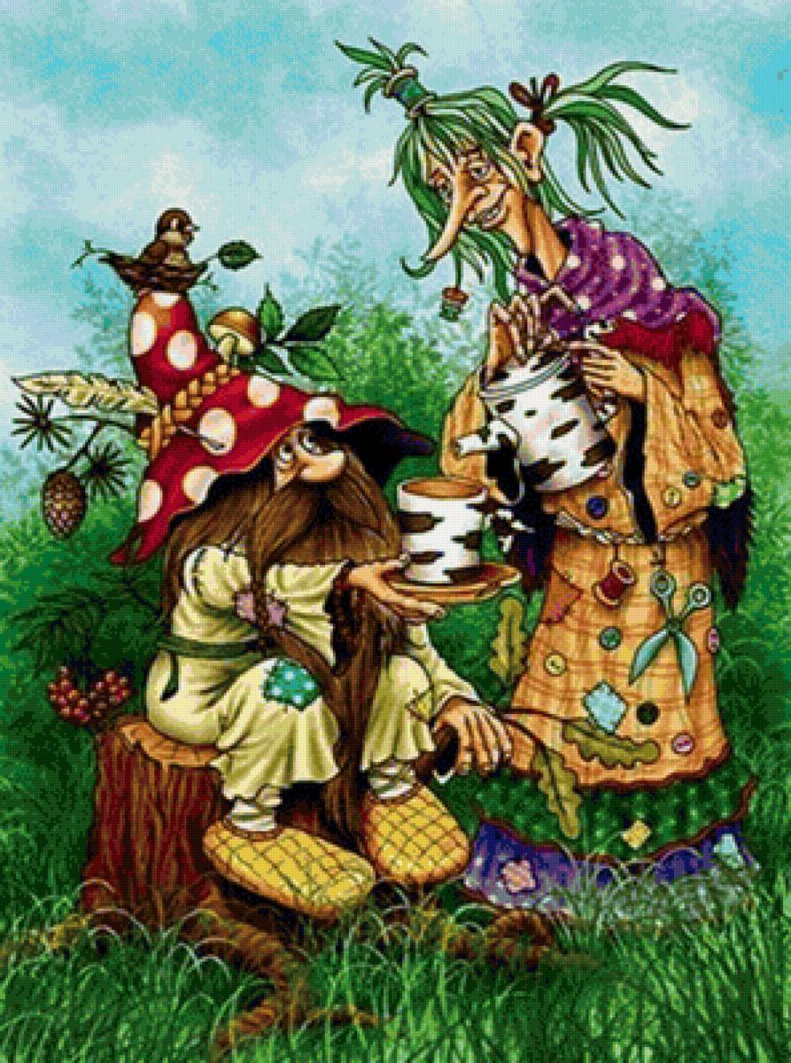 Леший и кикимора - предпросмотр