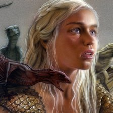 Схема вышивки «Daenerys Targaryen»