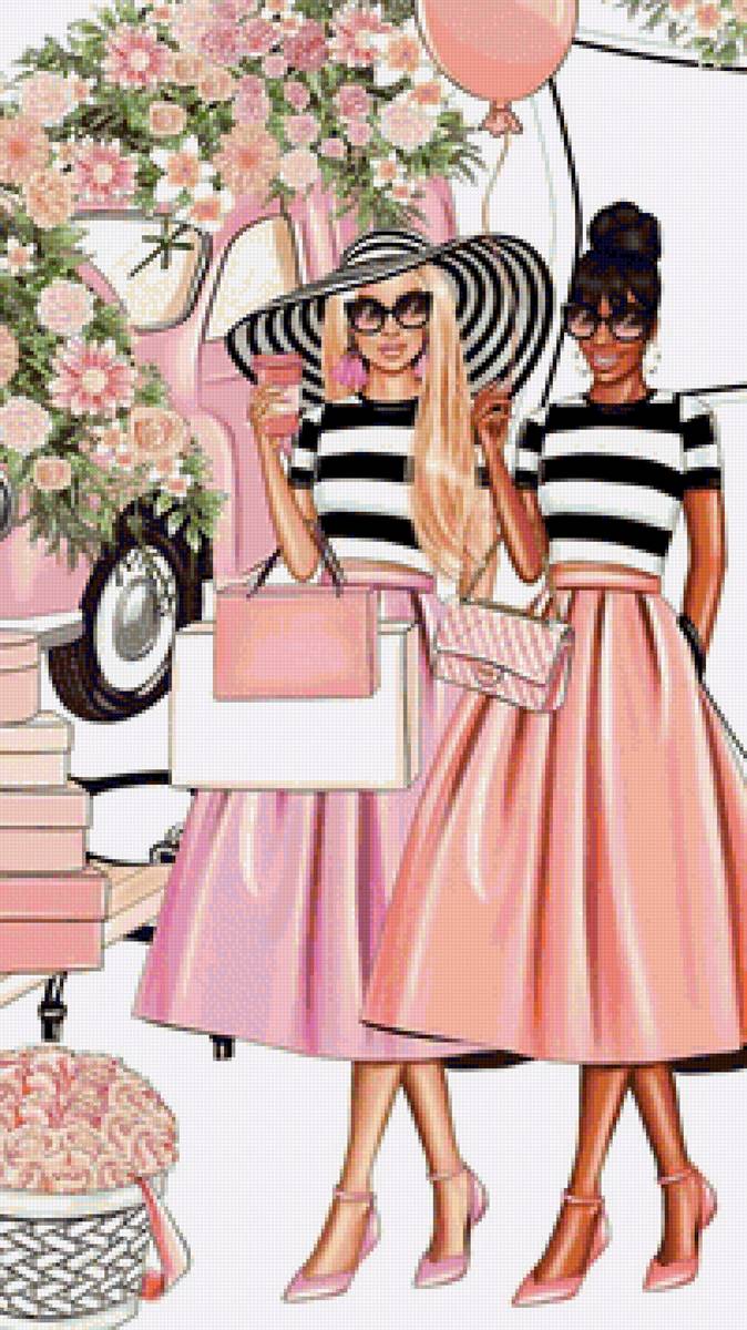 2 дамы - предпросмотр