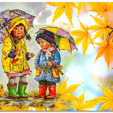 Схема вышивки «дождь»