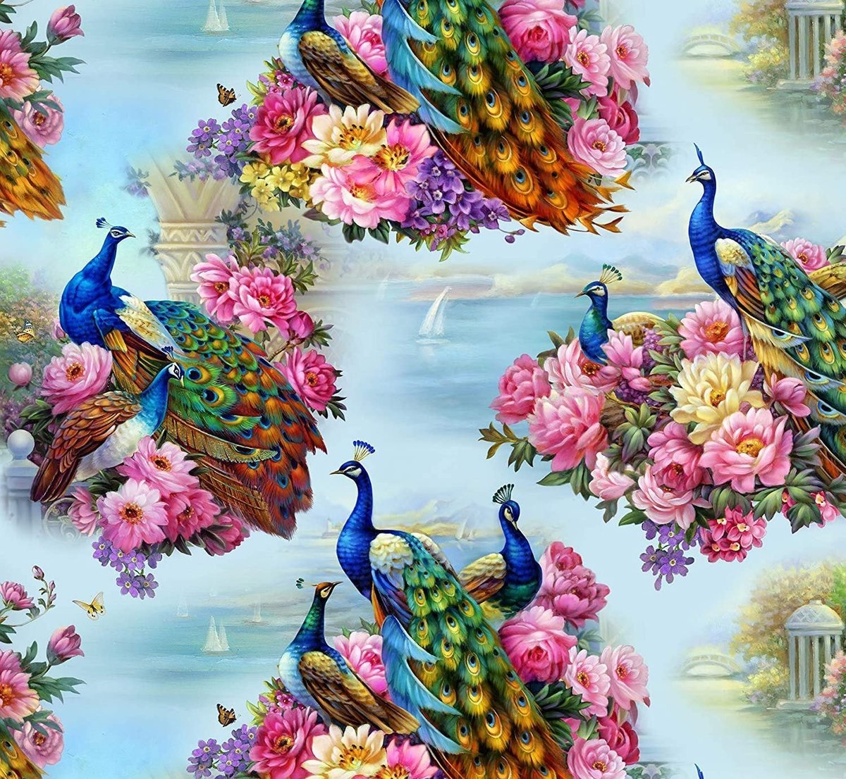 павлины - животные - оригинал