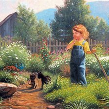 Схема вышивки «детство»