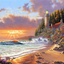 Схема вышивки «маяк»