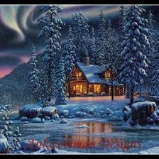 Схема вышивки «зима»