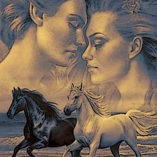 Схема вышивки «Любовь»