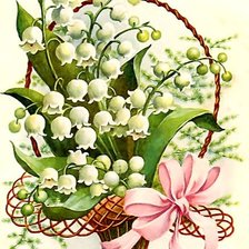 Схема вышивки «Ландыши»