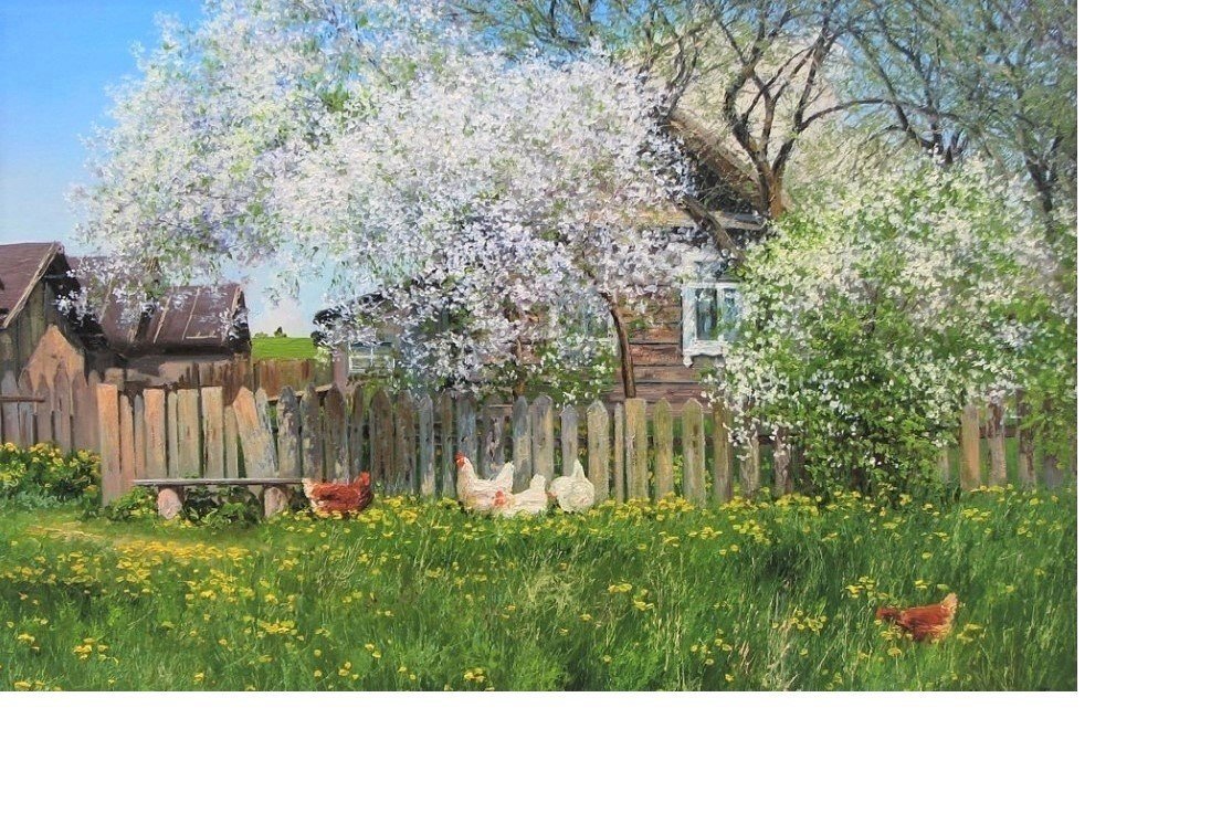 Деревенский пейзаж - пейзаж, деревня - оригинал