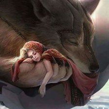 Схема вышивки «El lobo»