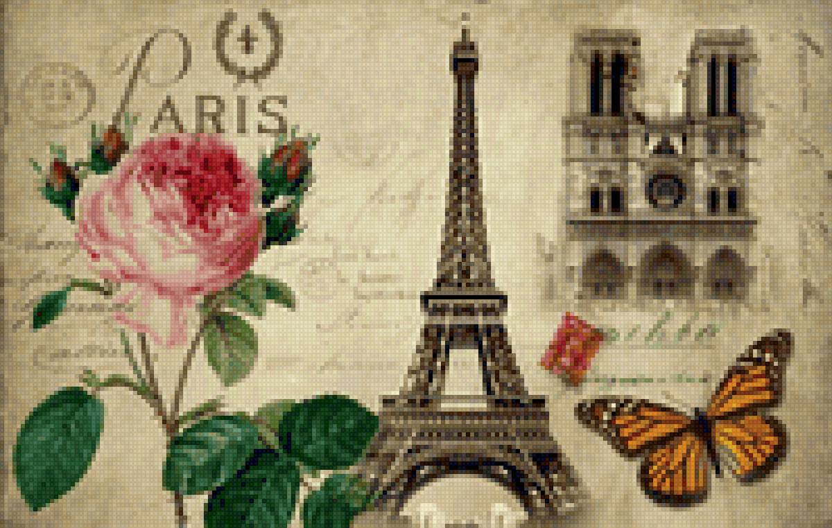 париж - монохром, париж - предпросмотр