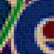 Предпросмотр схемы вышивки «цветная ящерка» (№2373252)