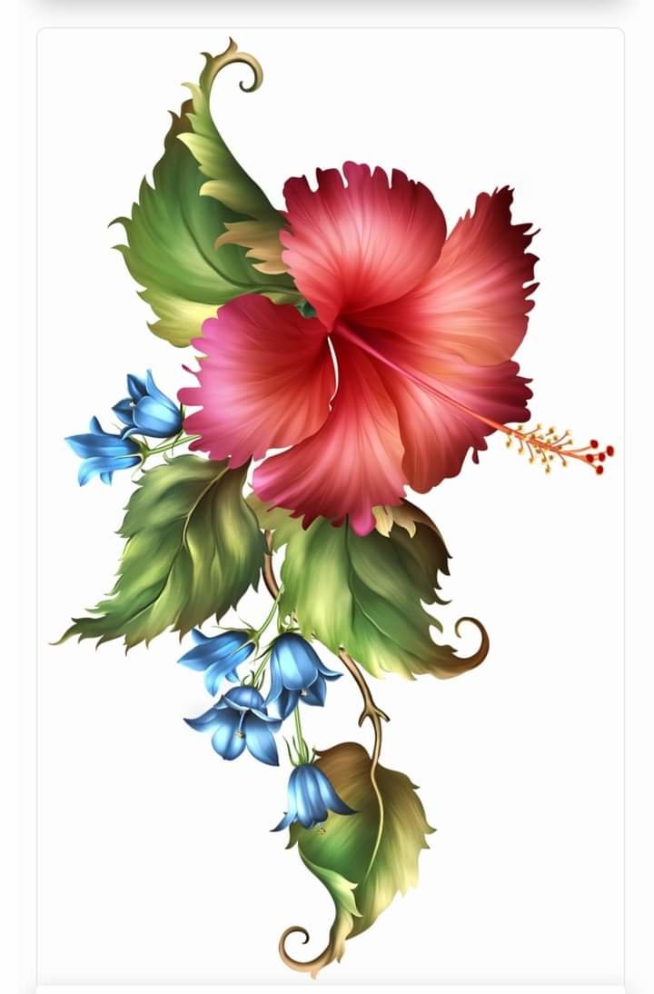 Flor - mariposas - оригинал