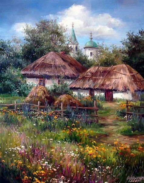 село украинское мих.беркос - мих.беркос, природа - оригинал