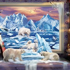 Схема вышивки «Ожившая картина»