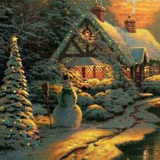 Схема вышивки «Зимний»