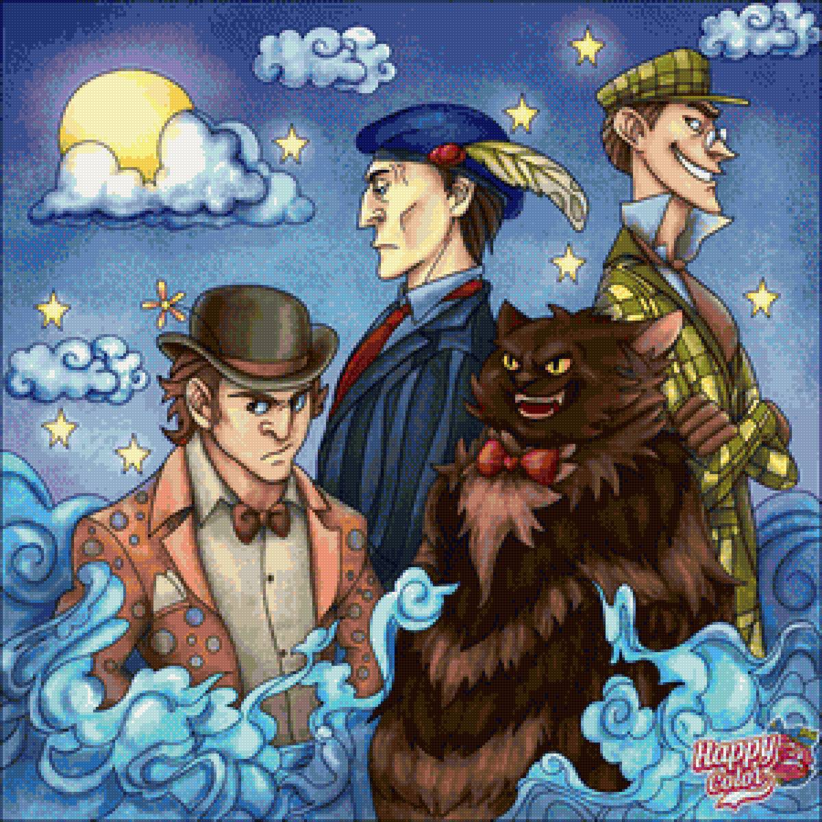 Свита Волонда - азазель, мастер и маргарита, волонд, коровьев, бегимот. - предпросмотр